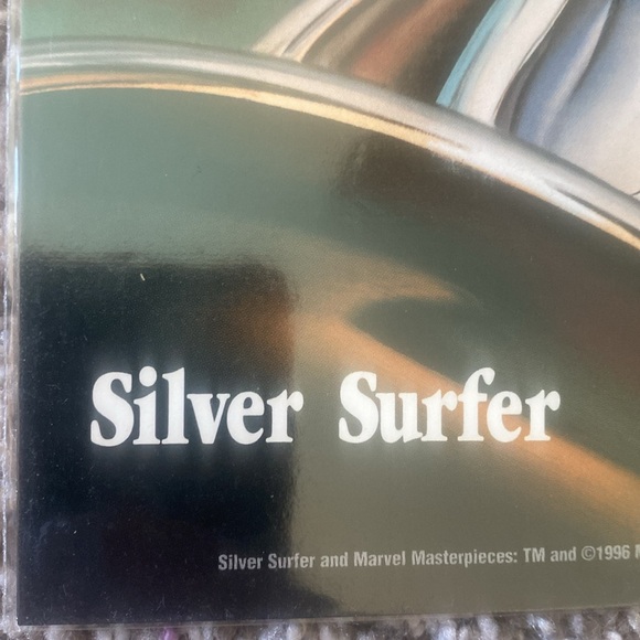 1996 MARVEL MASTERPIECES "SILVER SURFER" OVERSIZED MASTERPRINT - Picture 3 of 6